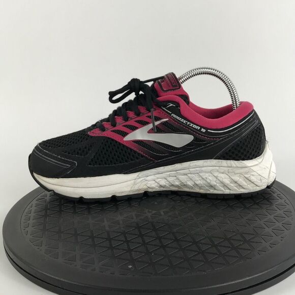 Brooks Addiction 13 Black/Pink Running Shoes 1202532B070 Women’s Size 7 2E - Picture 9 of 12